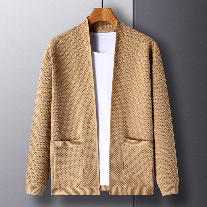 Fin - Eleganter Herren Cardigan mit Taschen