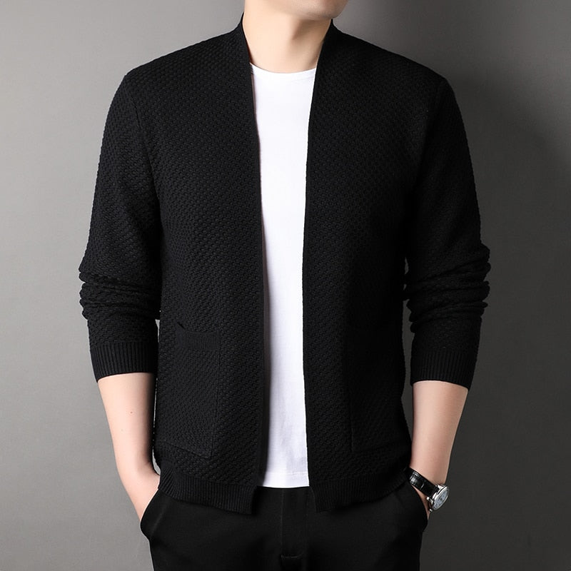 Fin - Eleganter Herren Cardigan mit Taschen