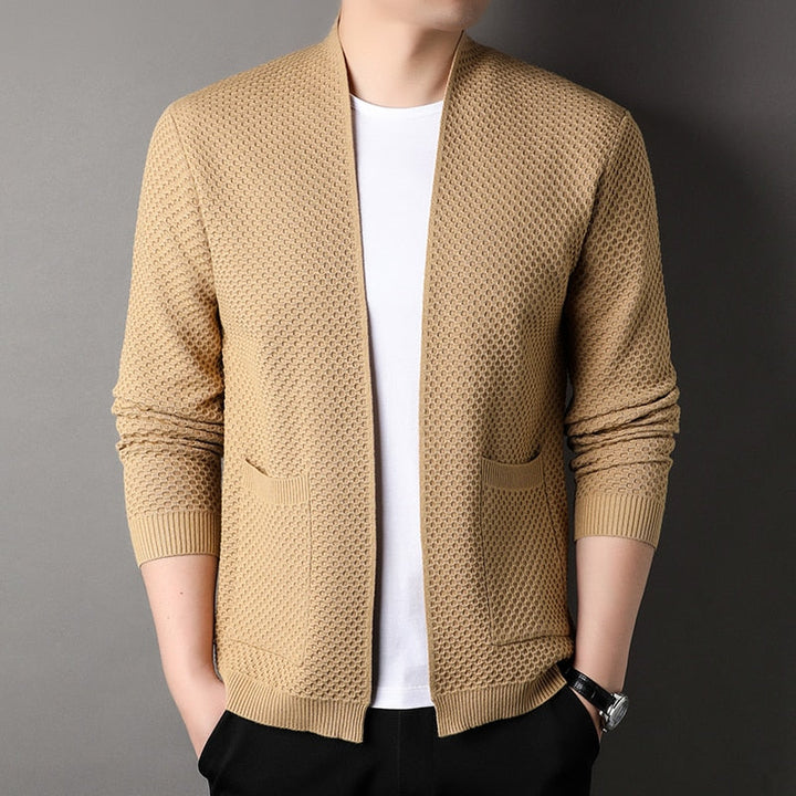 Fin - Eleganter Herren Cardigan mit Taschen